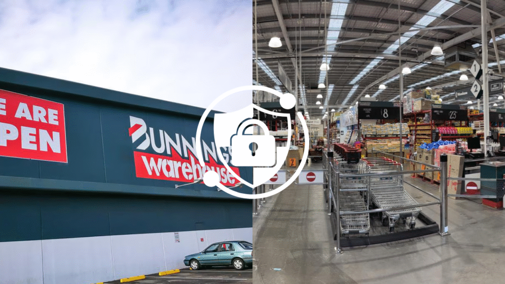 Bunnings security gates trial